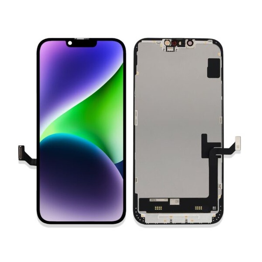 iPhone 14 部品取り、Fパネル新品、バッテリー新品、フロントカメラ新品 iPhone 14 純正 フロントパネル Aランク 修理 部品 パーツ 前面